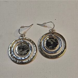 Robert Lee Morris Mixed Metals Chandelier Earrings New